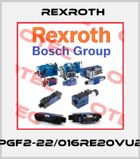 PGF2-22/016RE20VU2 Rexroth