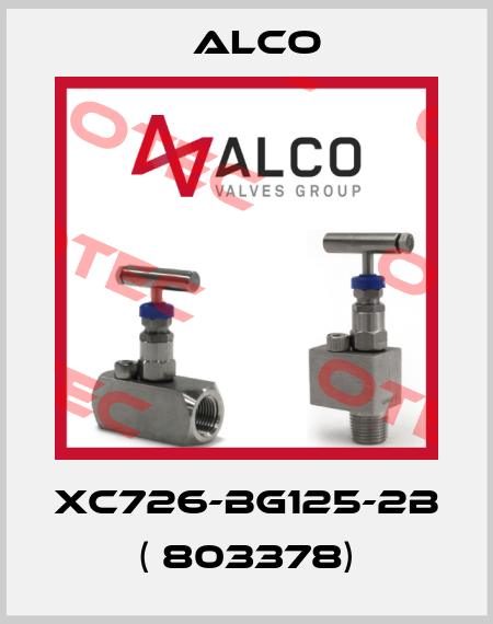 XC726-BG125-2B ( 803378) Alco