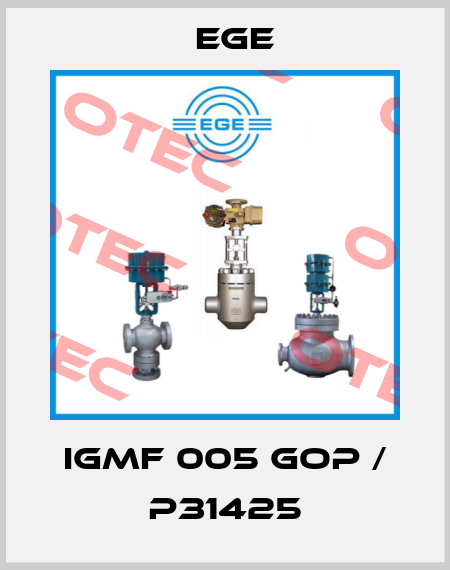 IGMF 005 GOP / P31425 Ege