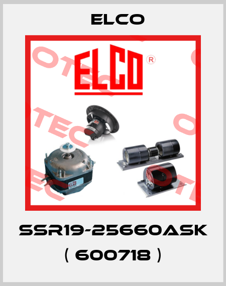 SSR19-25660ASK ( 600718 ) Elco