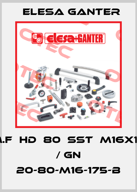 LM.F‐HD‐80‐SST‐M16X175 / GN 20-80-M16-175-B Elesa Ganter
