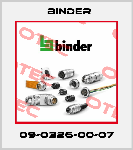 09-0326-00-07 Binder
