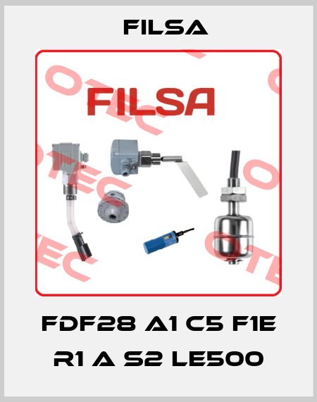 FDF28 A1 C5 F1E R1 A S2 LE500 Filsa