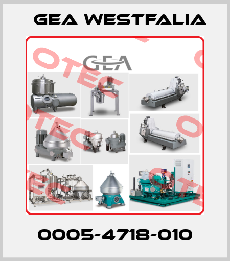 0005-4718-010 Gea Westfalia