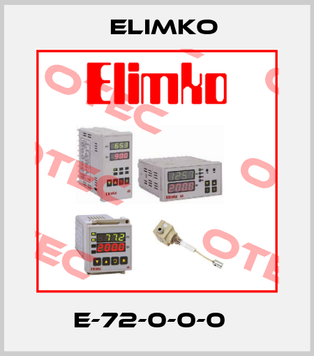 E-72-0-0-0   Elimko