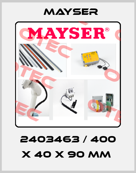 2403463 / 400 x 40 x 90 mm  Mayser