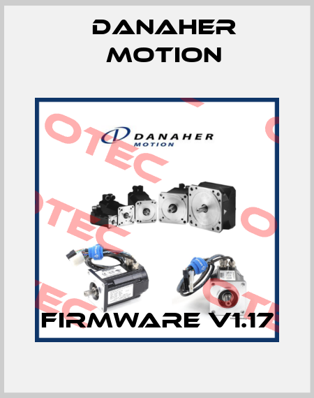 firmware v1.17 Danaher Motion