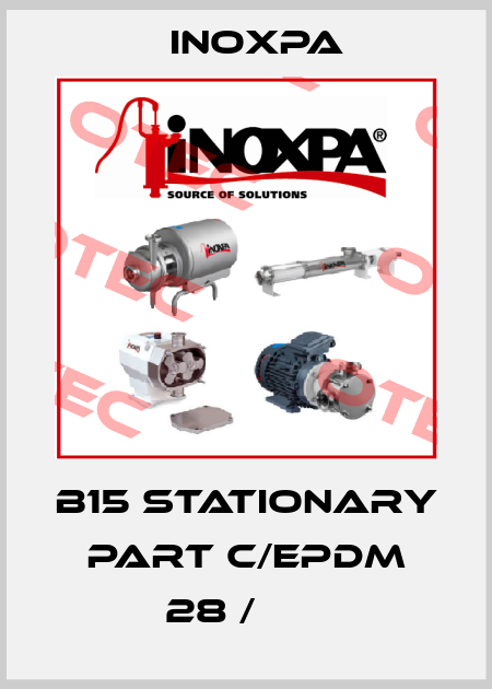 B15 STATIONARY PART C/EPDM 28 / ‐‐  Inoxpa