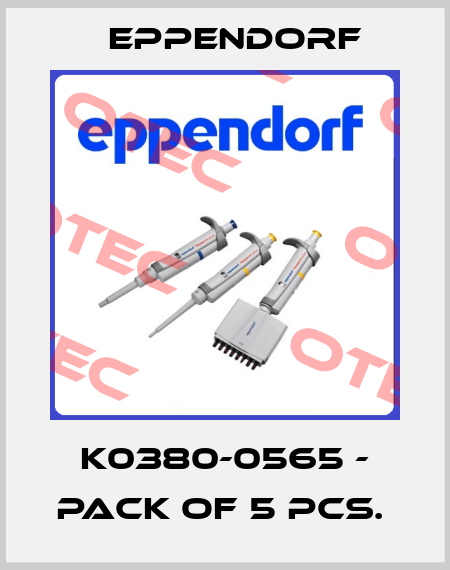 K0380-0565 - Pack of 5 pcs.  Eppendorf