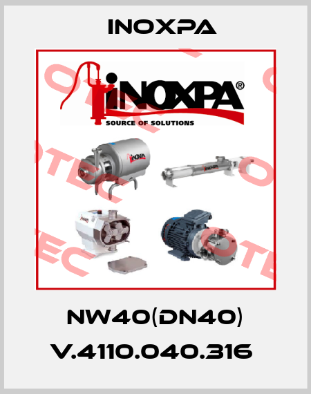 NW40(DN40) V.4110.040.316  Inoxpa