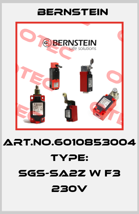 Art.No.6010853004 Type: SGS-SA2Z W F3 230V Bernstein