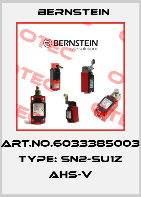 Art.No.6033385003 Type: SN2-SU1Z AHS-V Bernstein
