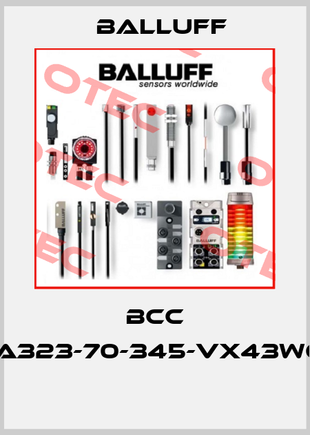 BCC A313-A323-70-345-VX43W6-006  Balluff