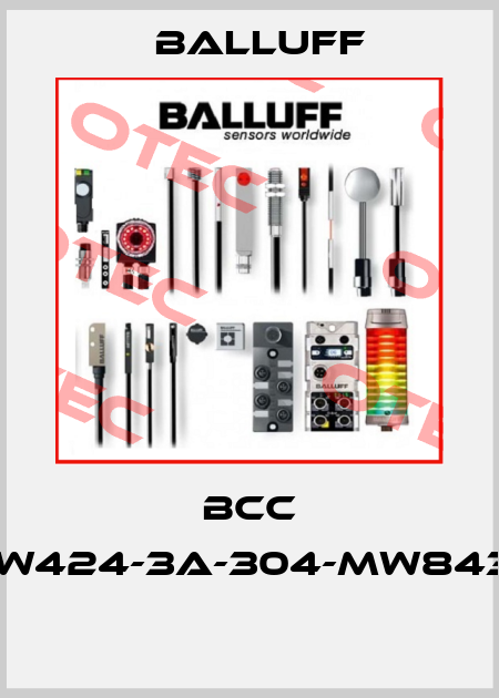 BCC W425-W424-3A-304-MW8434-020  Balluff