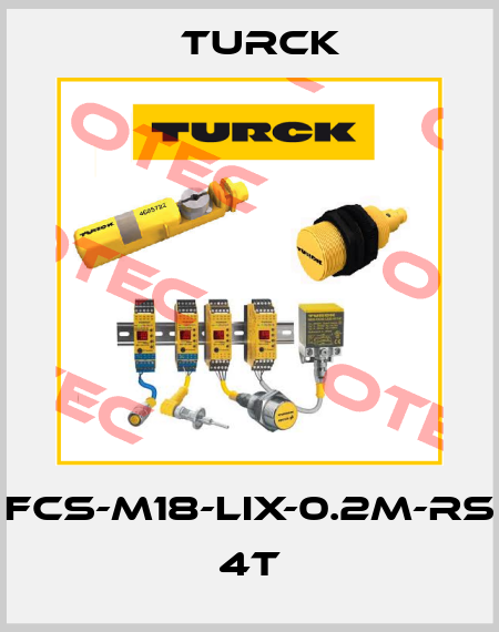 FCS-M18-LIX-0.2M-RS 4T Turck