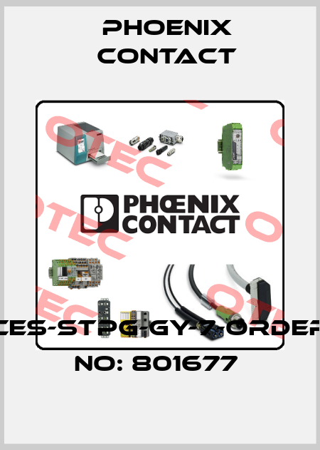 CES-STPG-GY-7-ORDER NO: 801677  Phoenix Contact