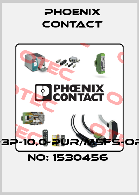 SAC-3P-10,0-PUR/M5FS-ORDER NO: 1530456  Phoenix Contact