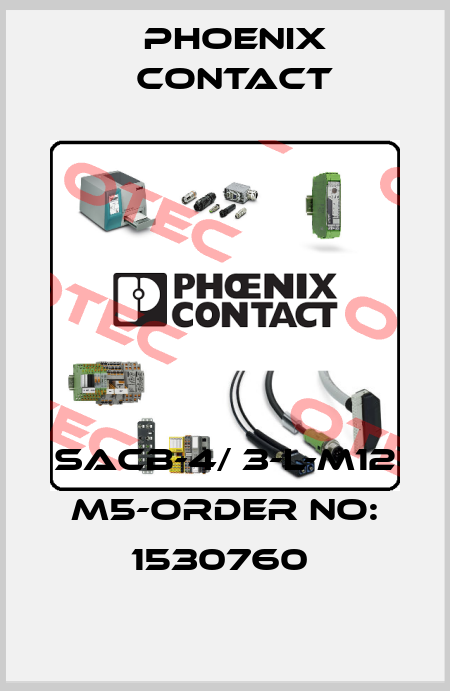 SACB-4/ 3-L-M12 M5-ORDER NO: 1530760  Phoenix Contact