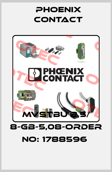 MVSTBU 2,5/ 8-GB-5,08-ORDER NO: 1788596  Phoenix Contact