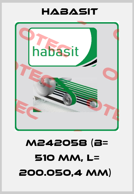 M242058 (B= 510 mm, L= 200.050,4 mm)  Habasit