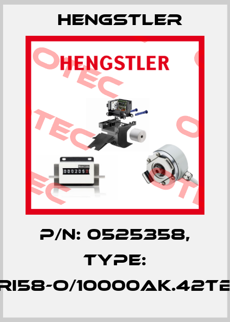 p/n: 0525358, Type: RI58-O/10000AK.42TB Hengstler