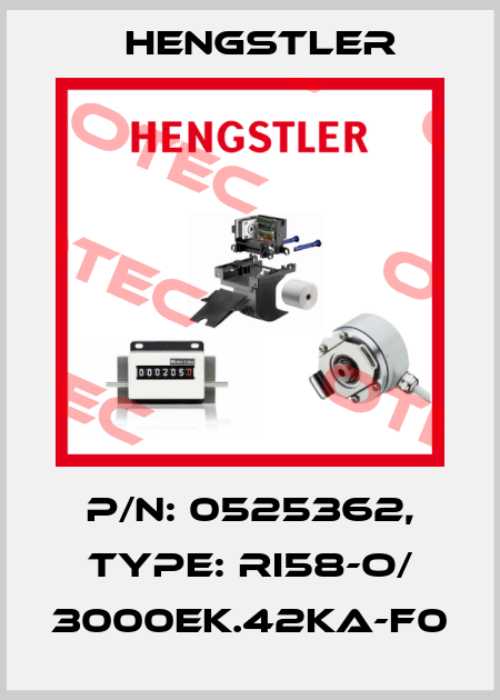 p/n: 0525362, Type: RI58-O/ 3000EK.42KA-F0 Hengstler