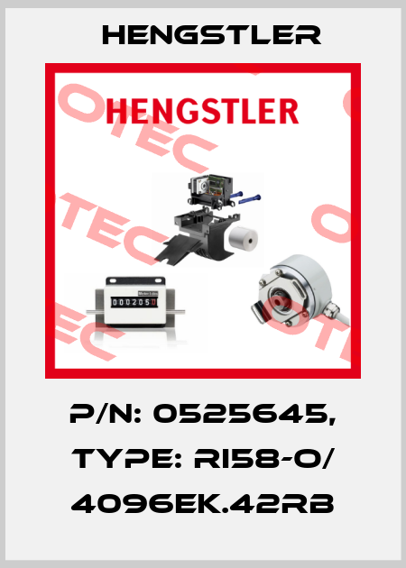 p/n: 0525645, Type: RI58-O/ 4096EK.42RB Hengstler