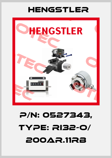 p/n: 0527343, Type: RI32-O/  200AR.11RB Hengstler