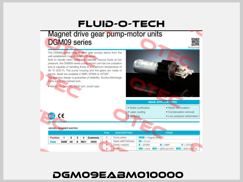 DGM09EABM010000   Fluid-O-Tech
