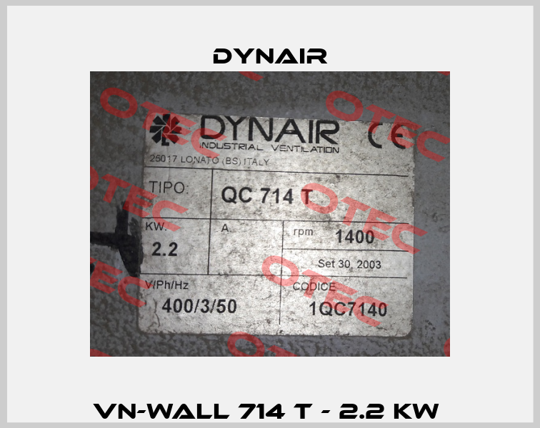 VN-Wall 714 T - 2.2 kW  Dynair