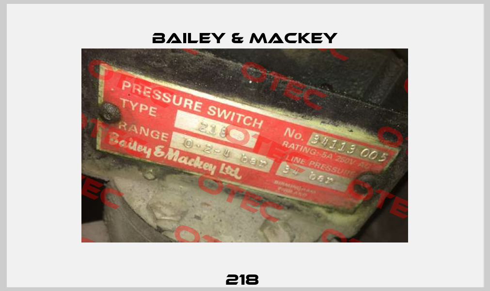 218  Bailey & Mackey