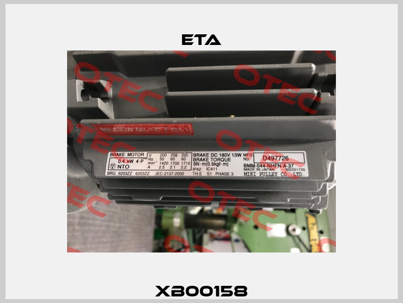 XB00158 Eta