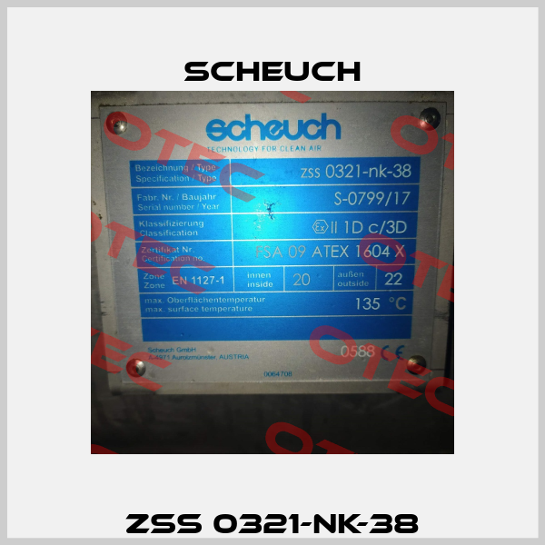 ZSS 0321-nk-38 Scheuch
