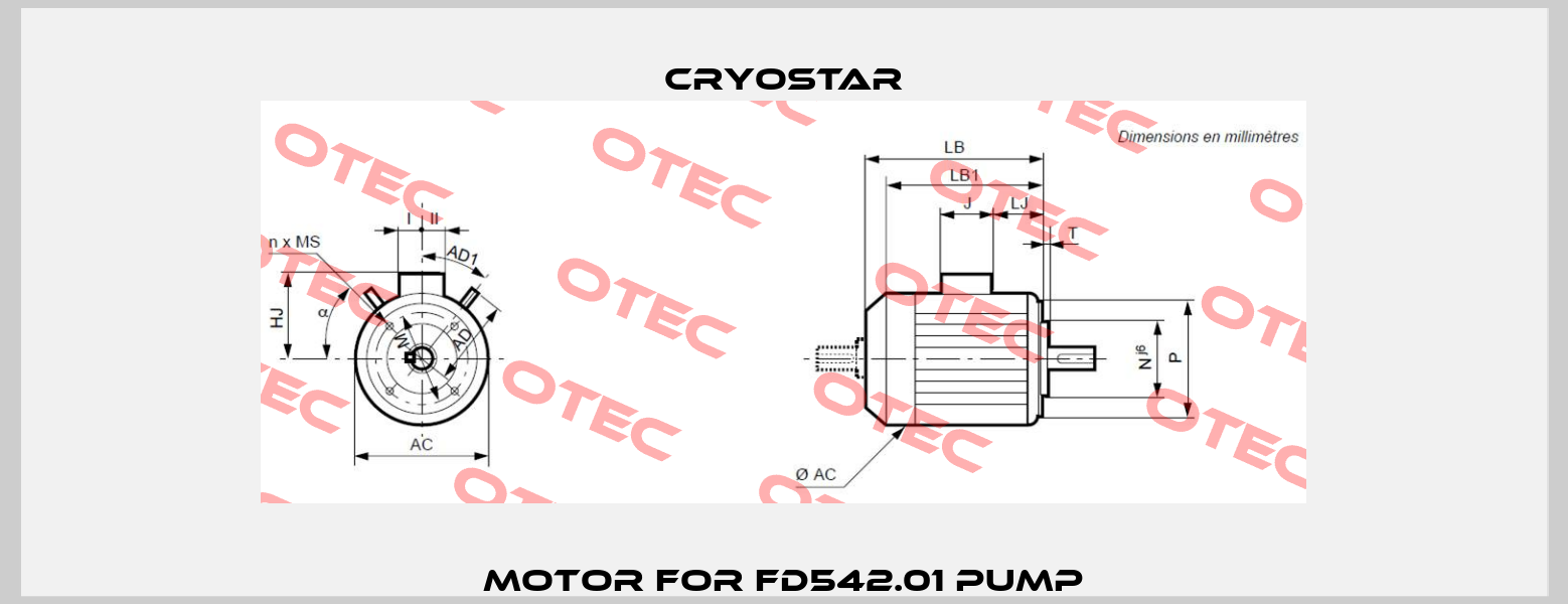 motor for FD542.01 pump CryoStar