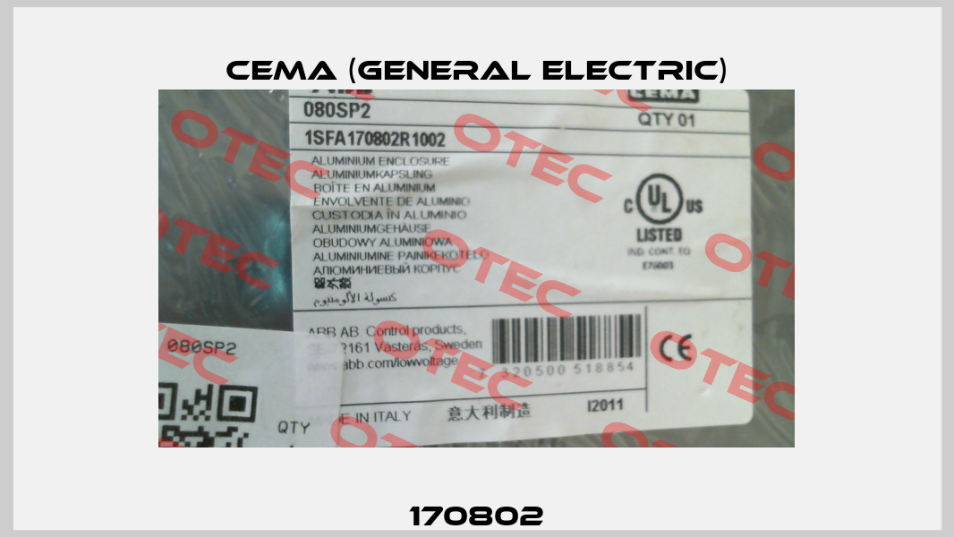 170802 Cema (General Electric)