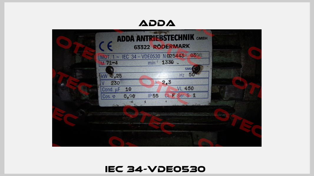 IEC 34-VDE0530  Adda