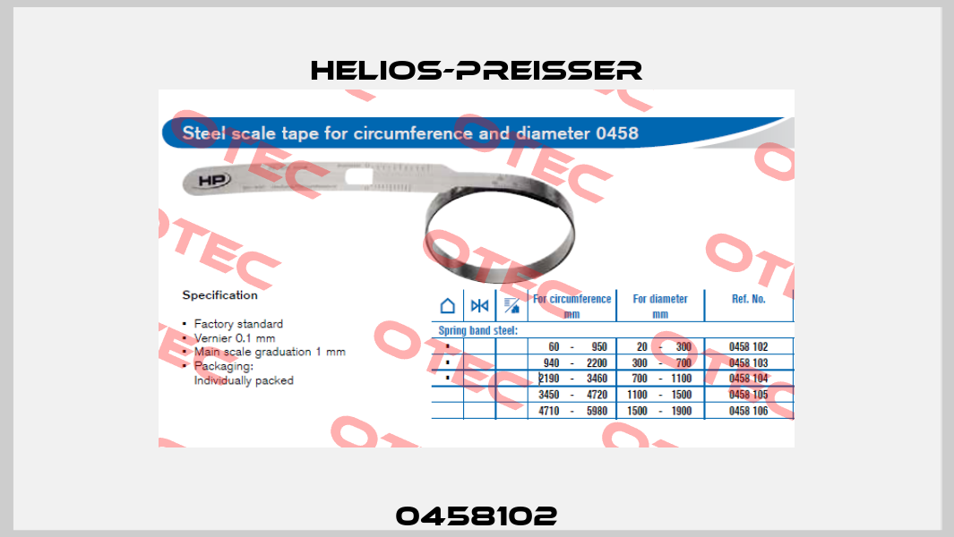 0458102 Helios-Preisser