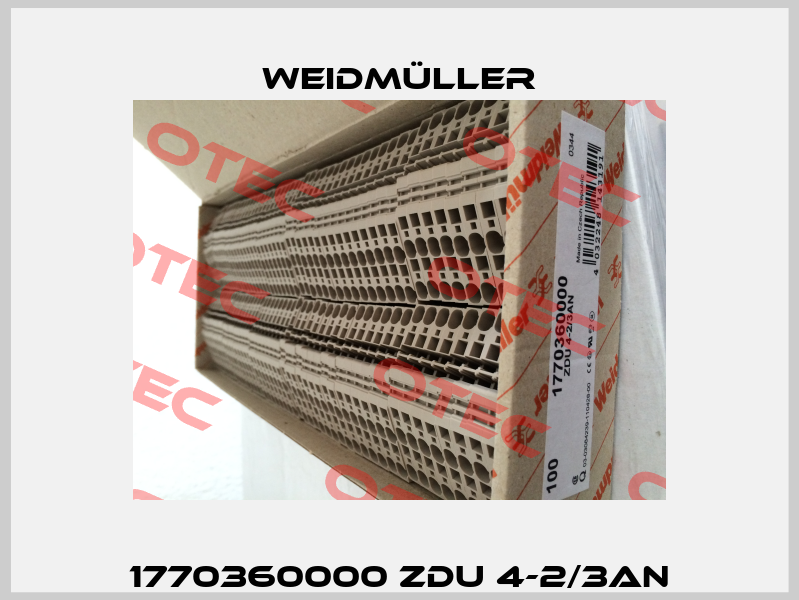 1770360000 ZDU 4-2/3AN Weidmüller