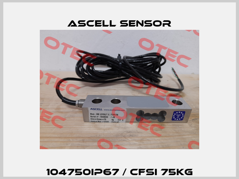 104750IP67 / CFSI 75kg Ascell Sensor