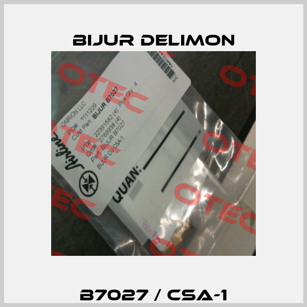 B7027 / CSA-1 Bijur Delimon